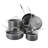 10 - Piece Non-Stick Hard-Anodized Aluminum Cookware Set
