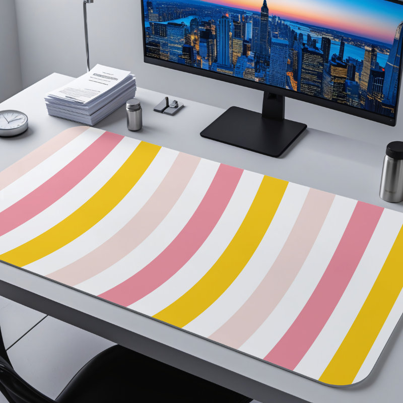 Polyester Desk Pad, 14.4x12.1