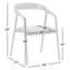 Fauteuil de salle à manger en cuir Brittant
