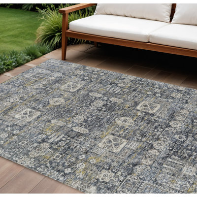 Tapis oriental lavable intérieur gris 8 pi x 10 pi