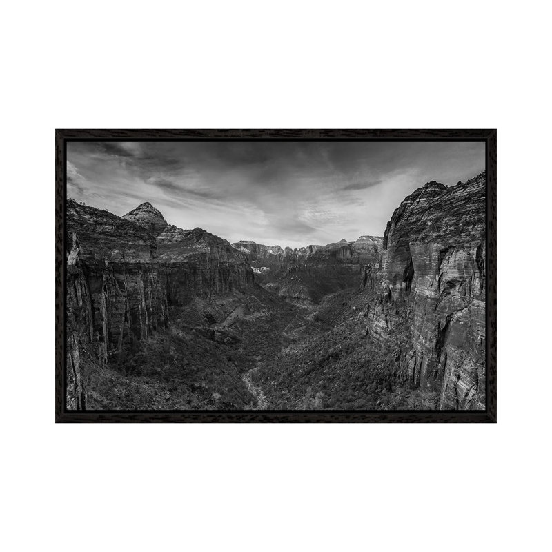 Canyon Walls by Bill Sherrell - Gallery-Wrapped Canvas Giclée on Canvas, 66.04 cm H x 45.72 cm W, Black Framed