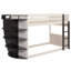 Lit superposé simple au-dessus de simple avec tablettes Riey par Sunside Sails-145020194
