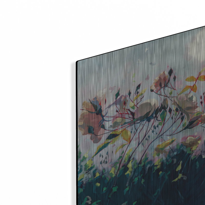 Art sous-jacent en métal, H 12 po x l 12 po