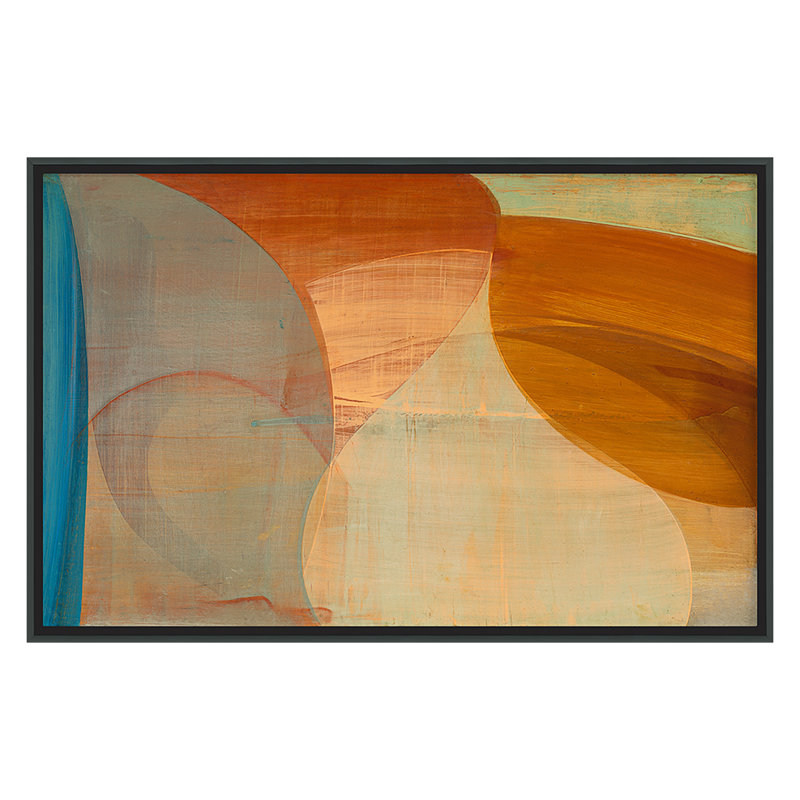 Soleil Print by Victoria Johnson, Black, 26" H x 40" W x 2.63" D