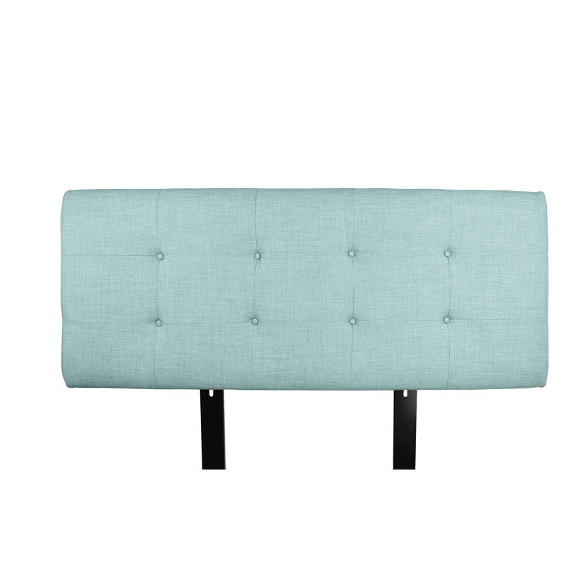 Upholstered Headboard, California King, Sea Mist Green
