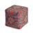 Glaspy 20" X 20" X 20" Multicolor Pouf-1189930222