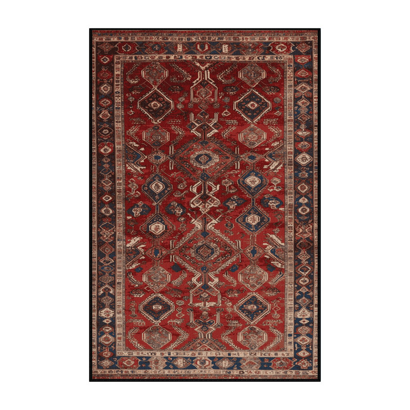 Tapis brun lavable à la machine, Rectangulaire 2 pi x 3 pi