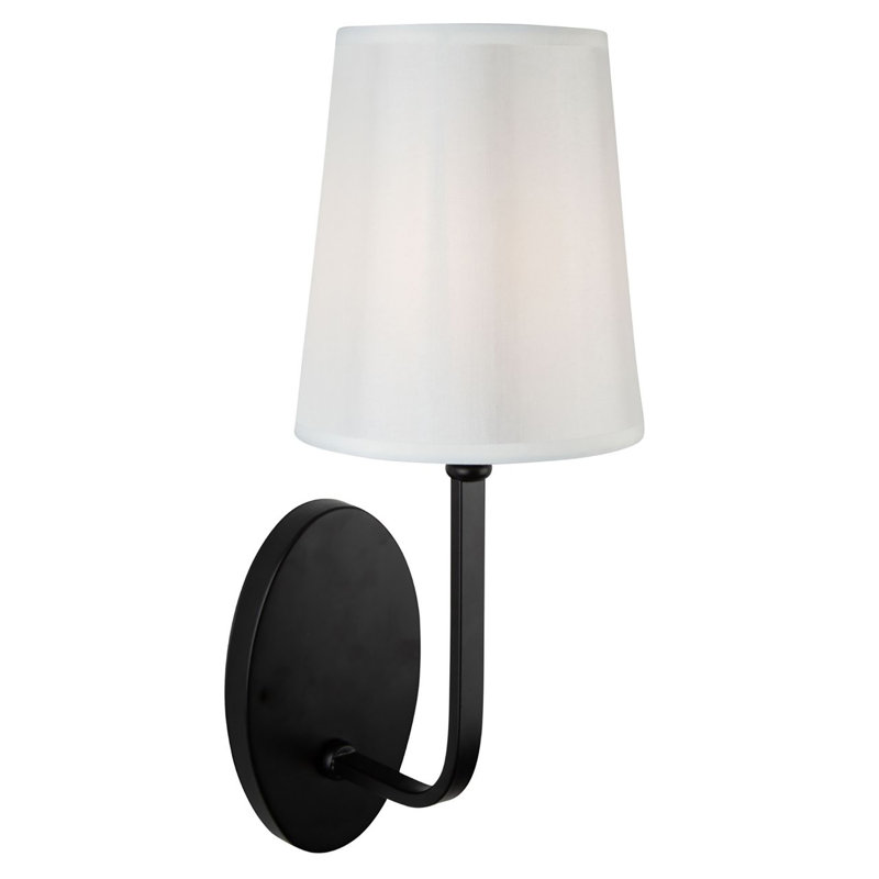 Rhythm - 1-Light Wall Sconce - Black, Black