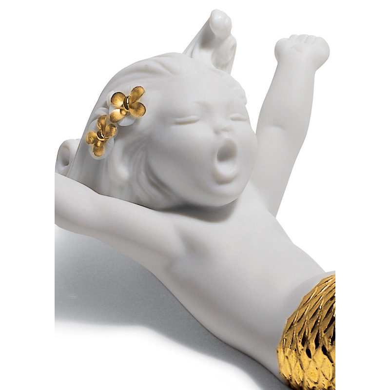 Waking up at Sea Figurine, Gold