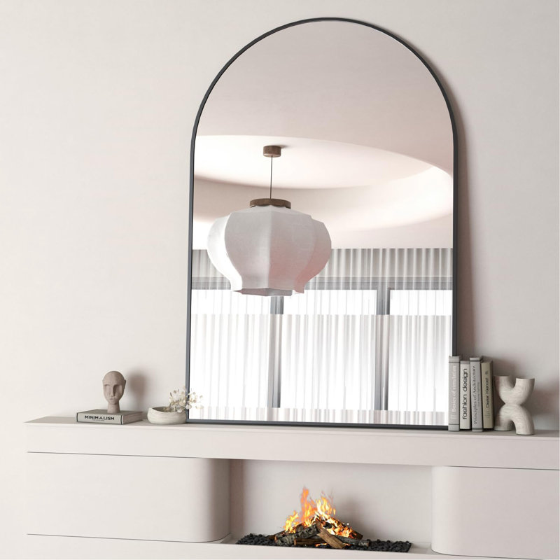 Norby Mirror, Black, 32" x 24"