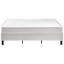 Upholstered Fabric Bed with Mattress-1180648310-1180648309