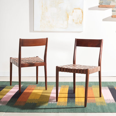 Chaise d'appoint en bois massif Cosme