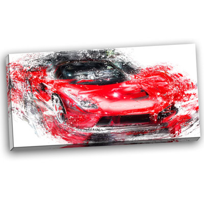 " Red Exotic Car "