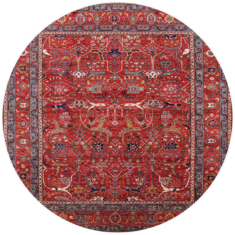 Tapis rouge Frauke, Rond 7 pi