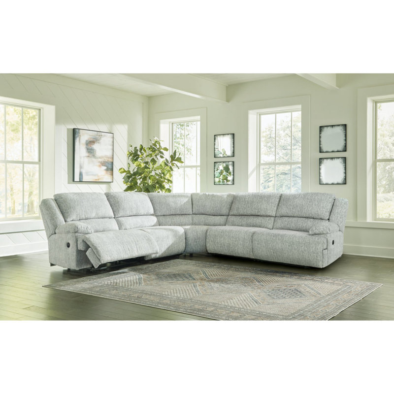 Canapé modulaire inclinable 5 pièces Mcclelland, H 40 po x l 152 po x P 152 po, Symétrique