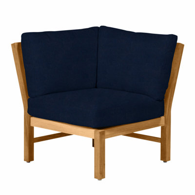 Club Teak Sectional Corner Chair