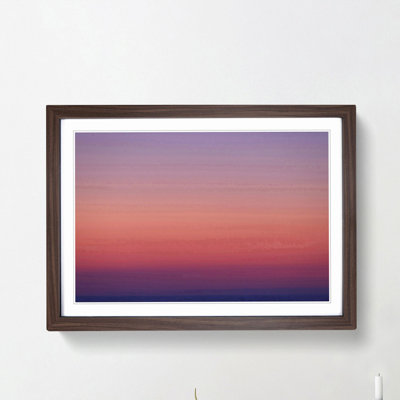 Pink Horizon - Picture Frame Painting Print