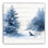 «Winter Fox», art mural sur toile tendue