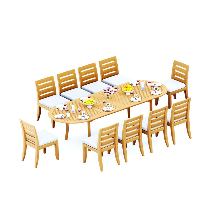 Atnas Outdoor - Piece Teak Dining Set, 10