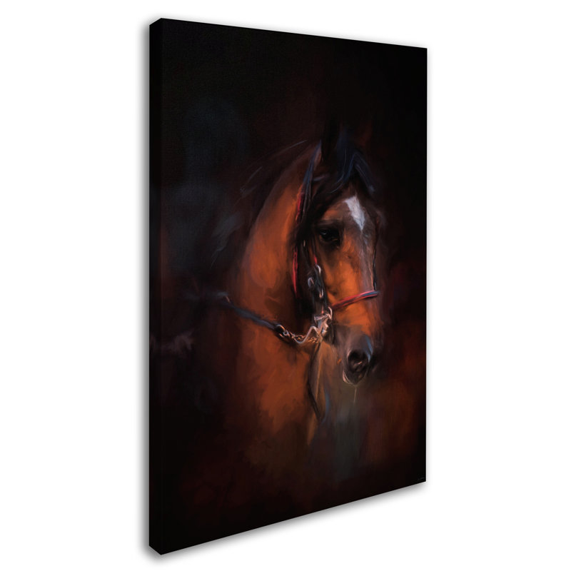 Vidur «At the Horse Show 1», reproduction sur toile tendue, H 47 po x l 30 po