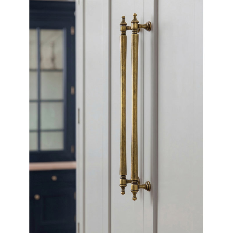 Elegant Cabinet Bar Pull Multipack, Antique Brass, 12.6"