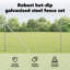 Galvanised Steel Border Fencing-588533967-588533959