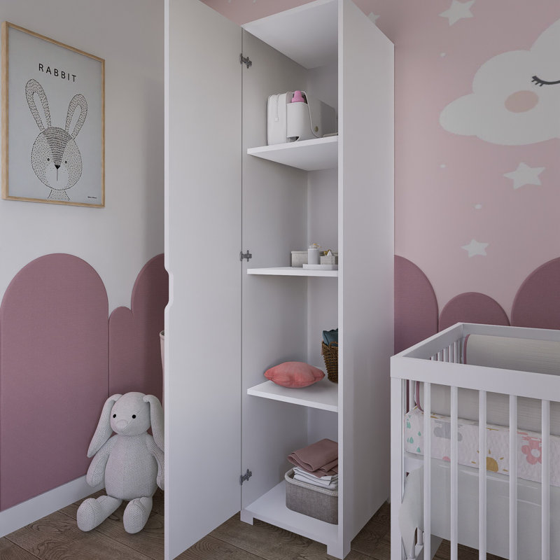 Berend 1 Door Manufactured Wood Wardrobe