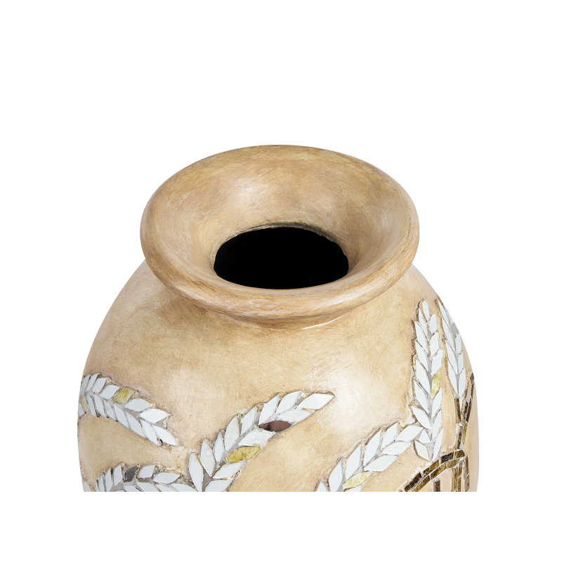Abrahamsville Handmade Terracotta Floor Vase