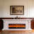 European-Style Simulated Flame Wall-Mounted Heater