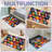 70"X55" Cube Block Pixel Game Rug - Non-Slip Gaming Carpet With Magic Games Element, Decor Mat For Teen ’ Bedroom, Playroom, Living Room, Bathroom Doormat-224270709
