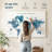 Let's Travel IV Push Pin World Milstead-106310329