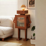 Jaecee Robot End Table with 360° Rotation