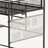 Full Size Loft Metal Bed For Bedroom And Dormitory, With Built-In Charging Station And LED Lighting-1547198358-1547198357