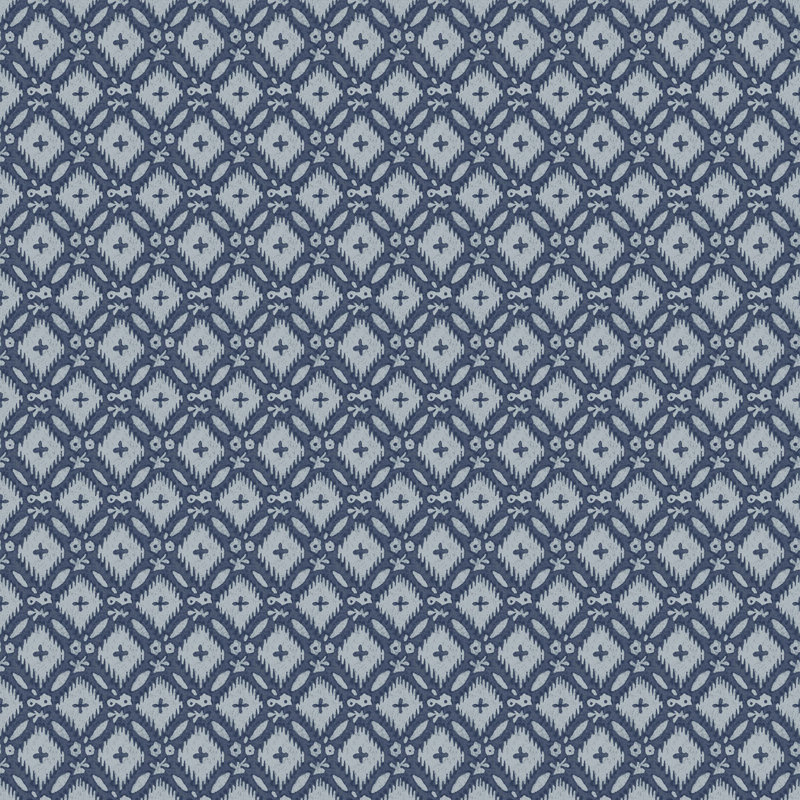 Laura Ashley Whitebrook Dusky Seaspray Blue Removable Wallpaper