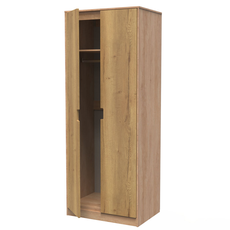 Buldir Manufactured Wood Wardrobe, Riviera Oak/Nebraska Oak