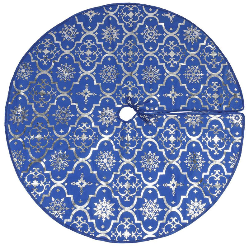 Jupe d'arbre géométrique, Bleu