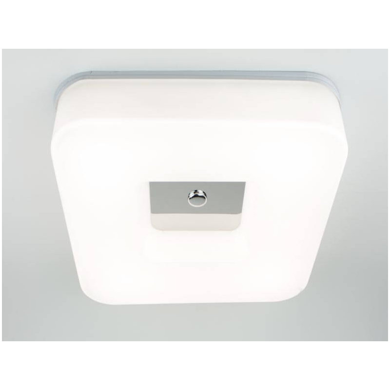 Plafonnier encastré carré simple 16,5 po Balanca