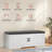 2-Tier Storage Bench, Farmhouse Shoe Bench With Padded Seat Cushion, Entryway Bench With 2 Barn Doors & 2 Adjustable Shelves, 13.75" D X 39.4" W X 17.72" H, For Entryway, Bedroom, Living Room