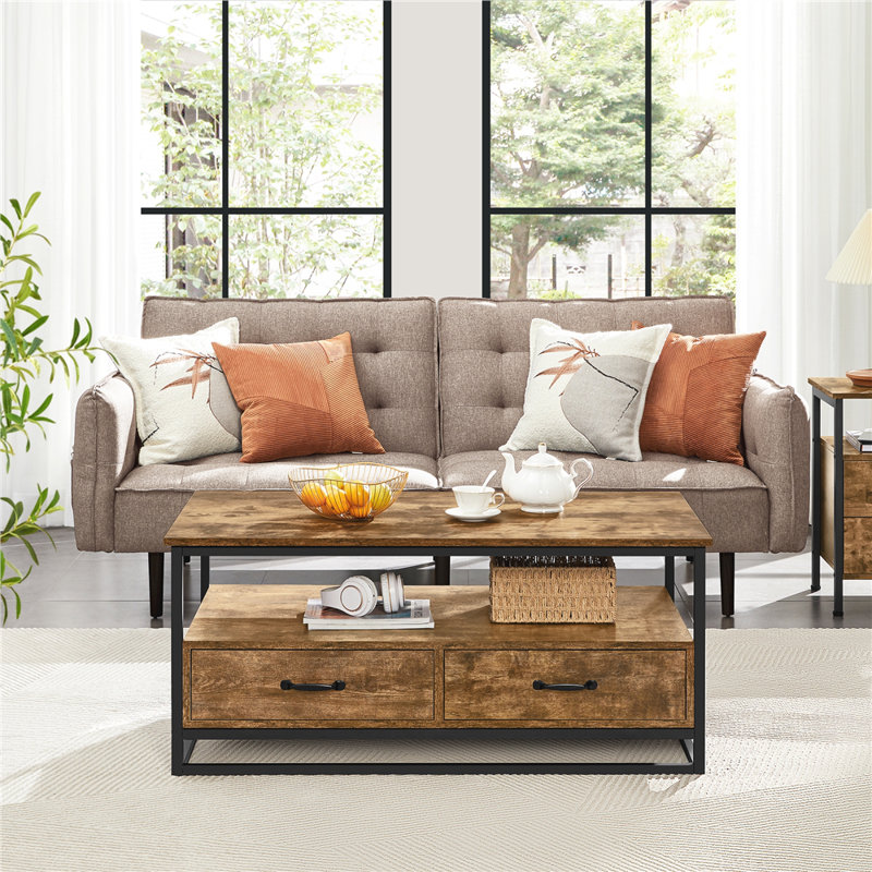 Frame Coffee Table with Storage