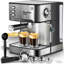 Machine à expresso semi-automatique à 20 barres avec mousseur à lait, cafetière en acier inoxydable pour comptoir à café et cuisine, compatible avec café moulu et dosettes ESE