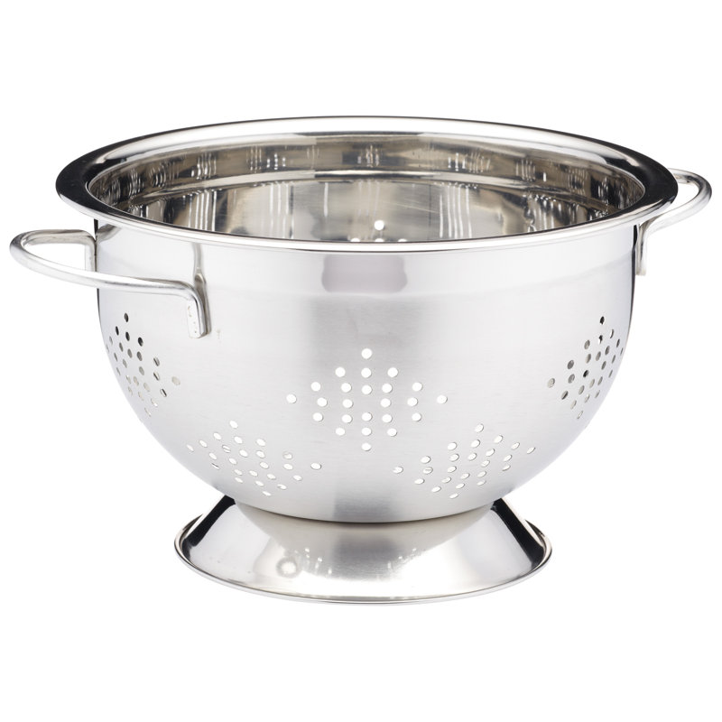 MasterClass Stainless Steel Colander, 27 cm