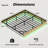 King Floating Bed Frame with LED Lights-752383235