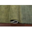 Tapis vert en laine noué à la main de conception unique 6 pi 8 po x 9 pi 10 po Magrit