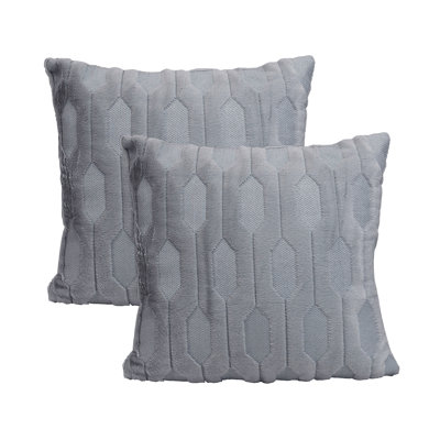 Tatami Embroidery Square Throw Pillow Covers
