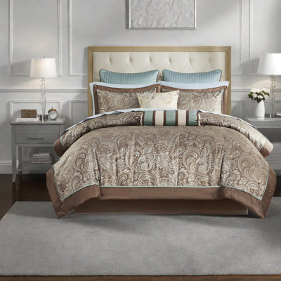 Luxurious Bedding Sets, Cotton Comfort, Modern Paisley Design For Home