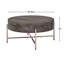 Table basse à tambour avec 1 tiroir