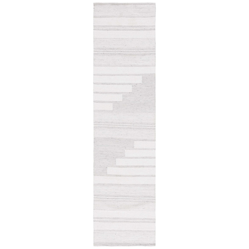 Kilim Hand Woven Performance Striped Rug, Runner 2'3" x 9'