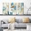 Layers of Connection - Ensemble de 3 peintures sur toile tendue-2052401825