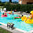 Pool Cooler Insulated Poolside Cooler With Handle Poolside Storage Basket Portable Swimming Poolside Ice Chest Accessories Cup Holder For Above Ground Pools