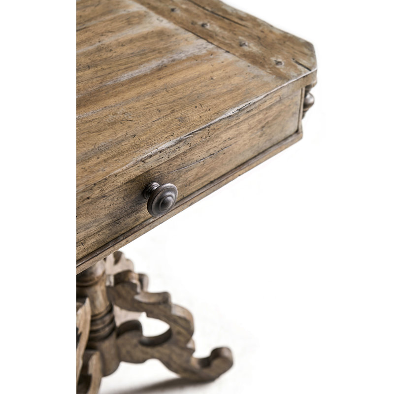 Caldera Pedestal End Table
